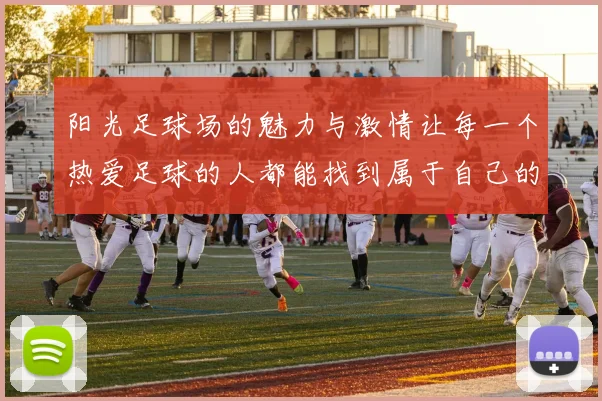 阳光足球场的魅力与激情让每一个热爱足球的人都能找到属于自己的快乐与梦想